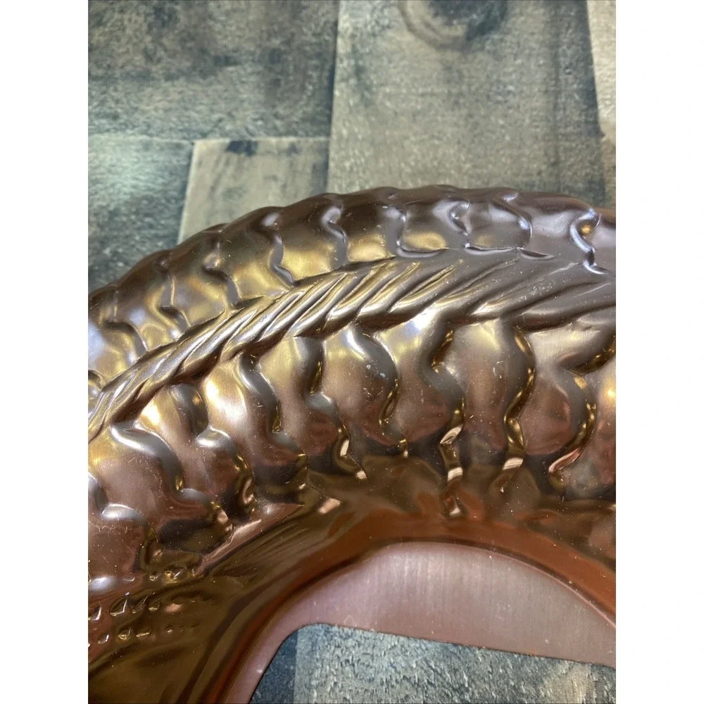 Vintage Pink Copper Fish Jello Aluminum Mold/ Wall Hanging With‎ Hook Farmhouse